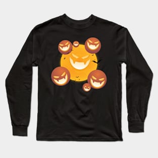 Smiling Pumpkin Long Sleeve T-Shirt